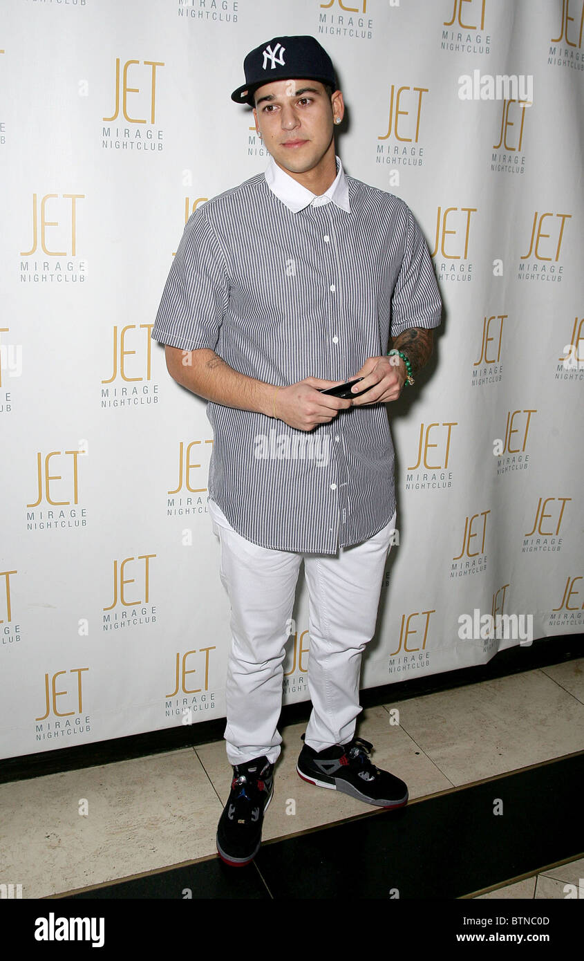 Rob Kardashian 23rd Birthday Stock Photo - Alamy