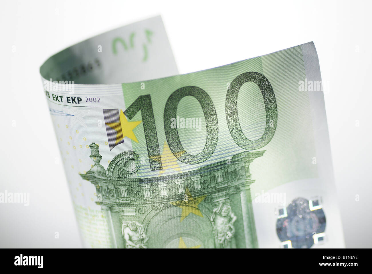 A hundred Euro note Stock Photo