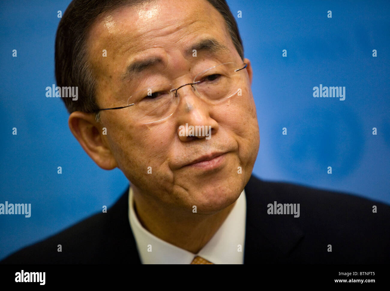 United Nations Secretary General Ban Ki Moon Stock Photo