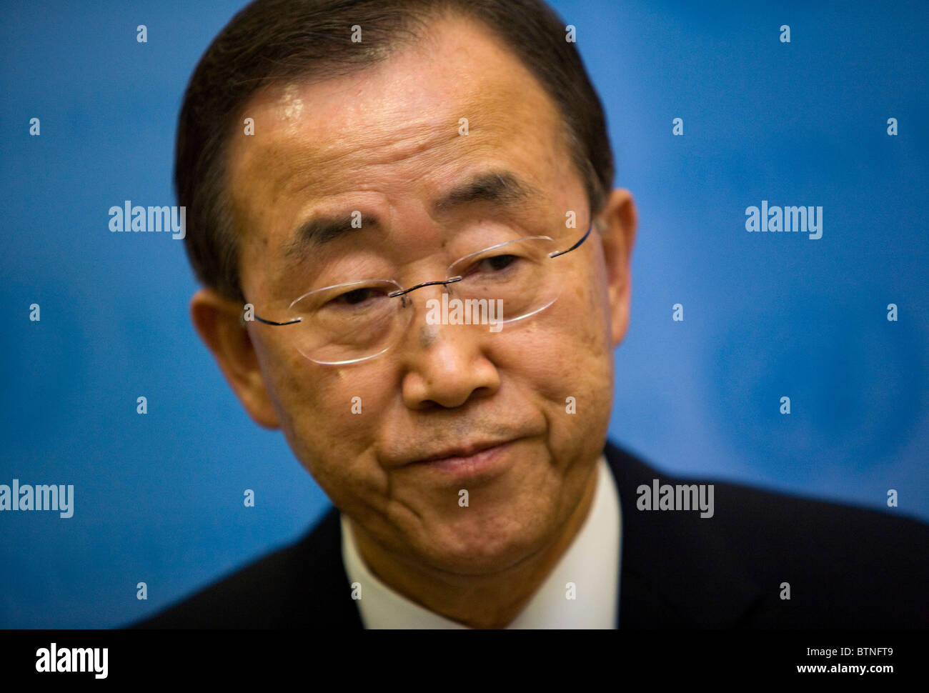United Nations Secretary General Ban Ki Moon Stock Photo