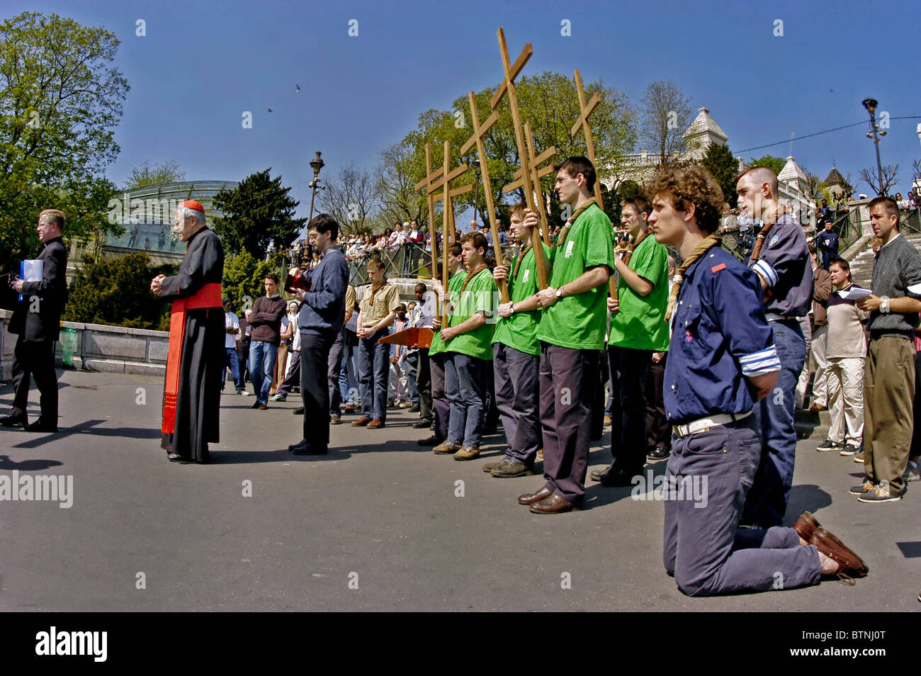 PARIS, France Public Events, Catholic Church, Good Friday Ceremony