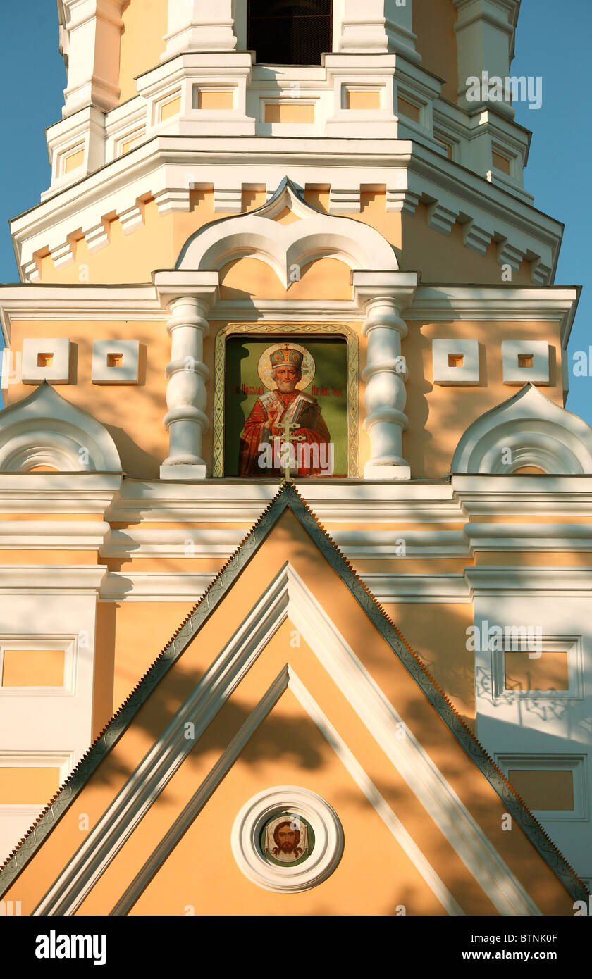 Russian Orthodox St Nicholas Church, Brest, Belarus Stock Photo