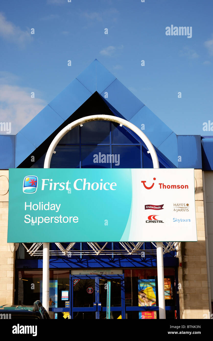 first-choice-holiday-superstore-on-retail-park-uk-stock-photo-alamy