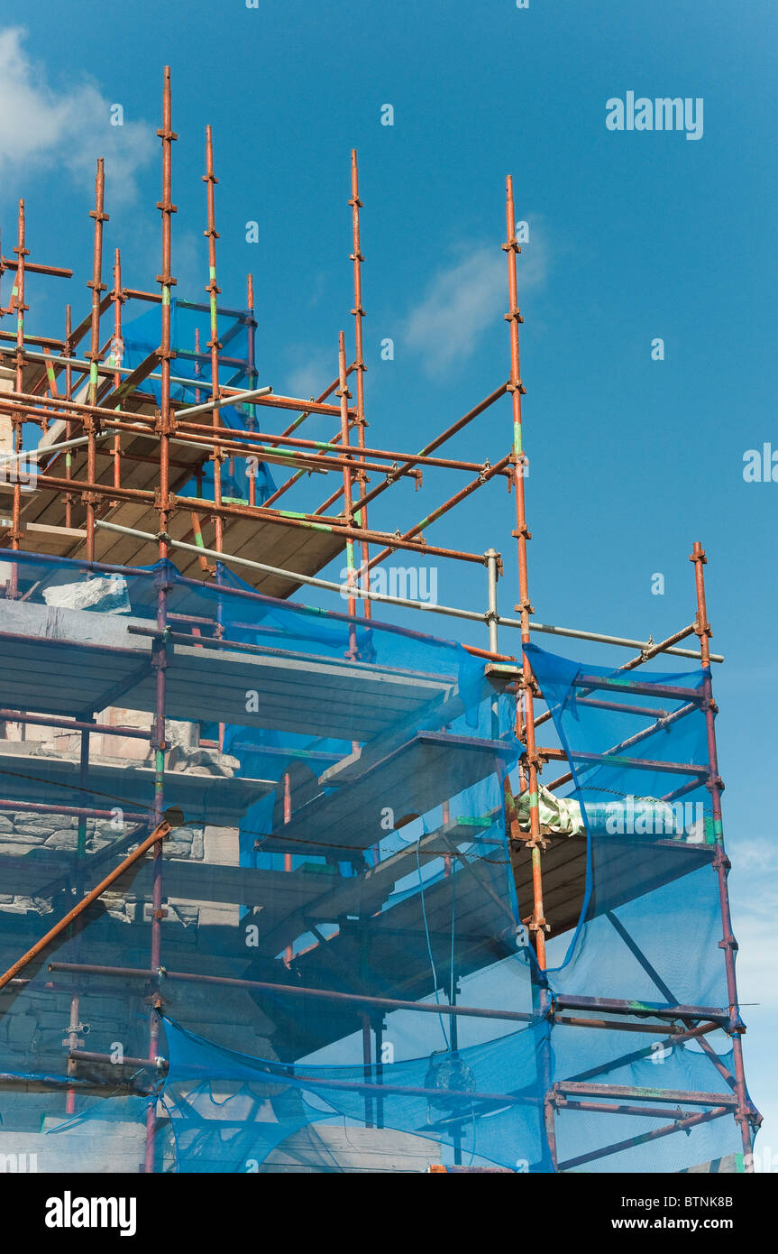 Building scaffolding support High Resolution Stock Photography and