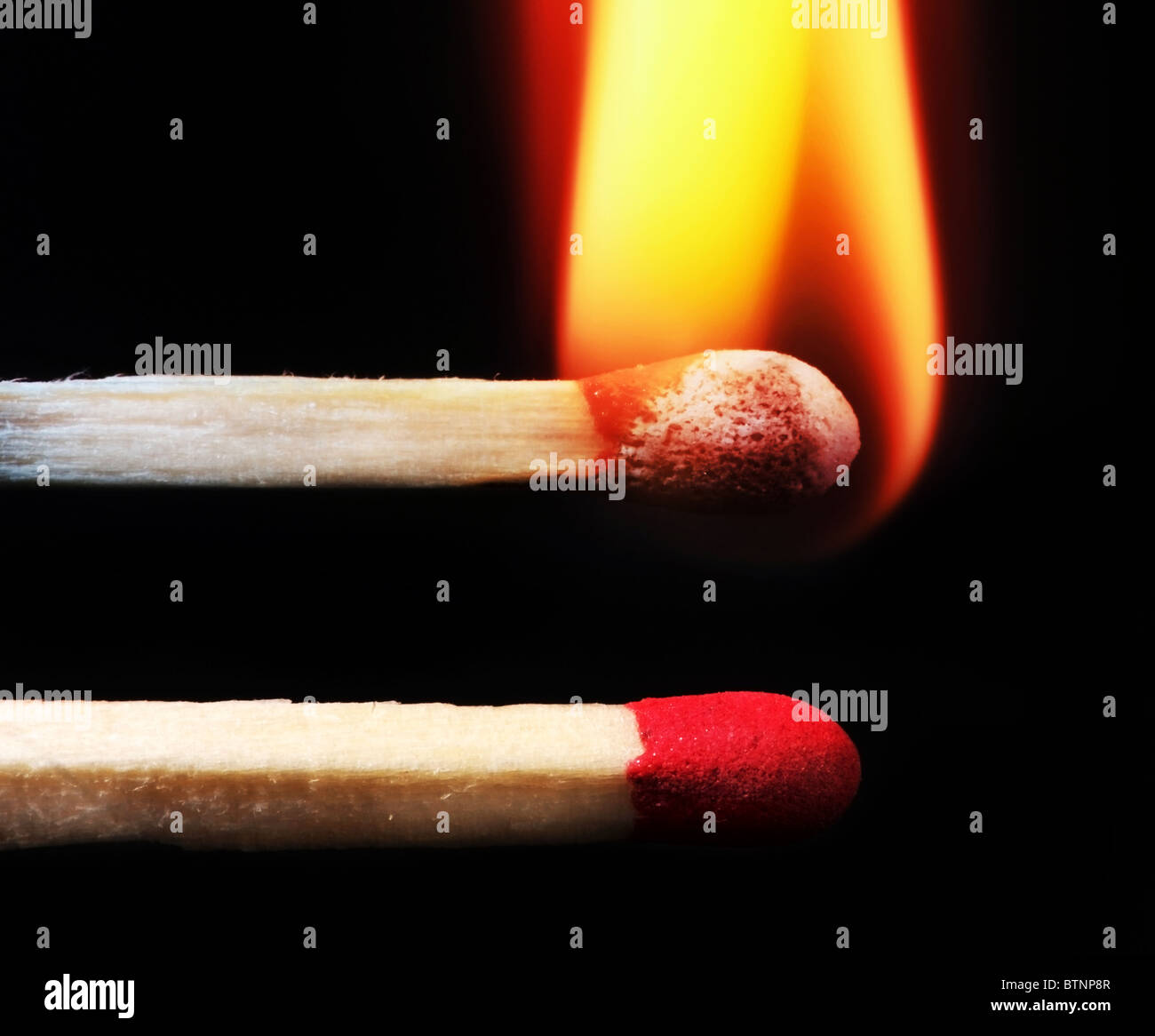 Wooden Match Sticks Stock Photo - Alamy