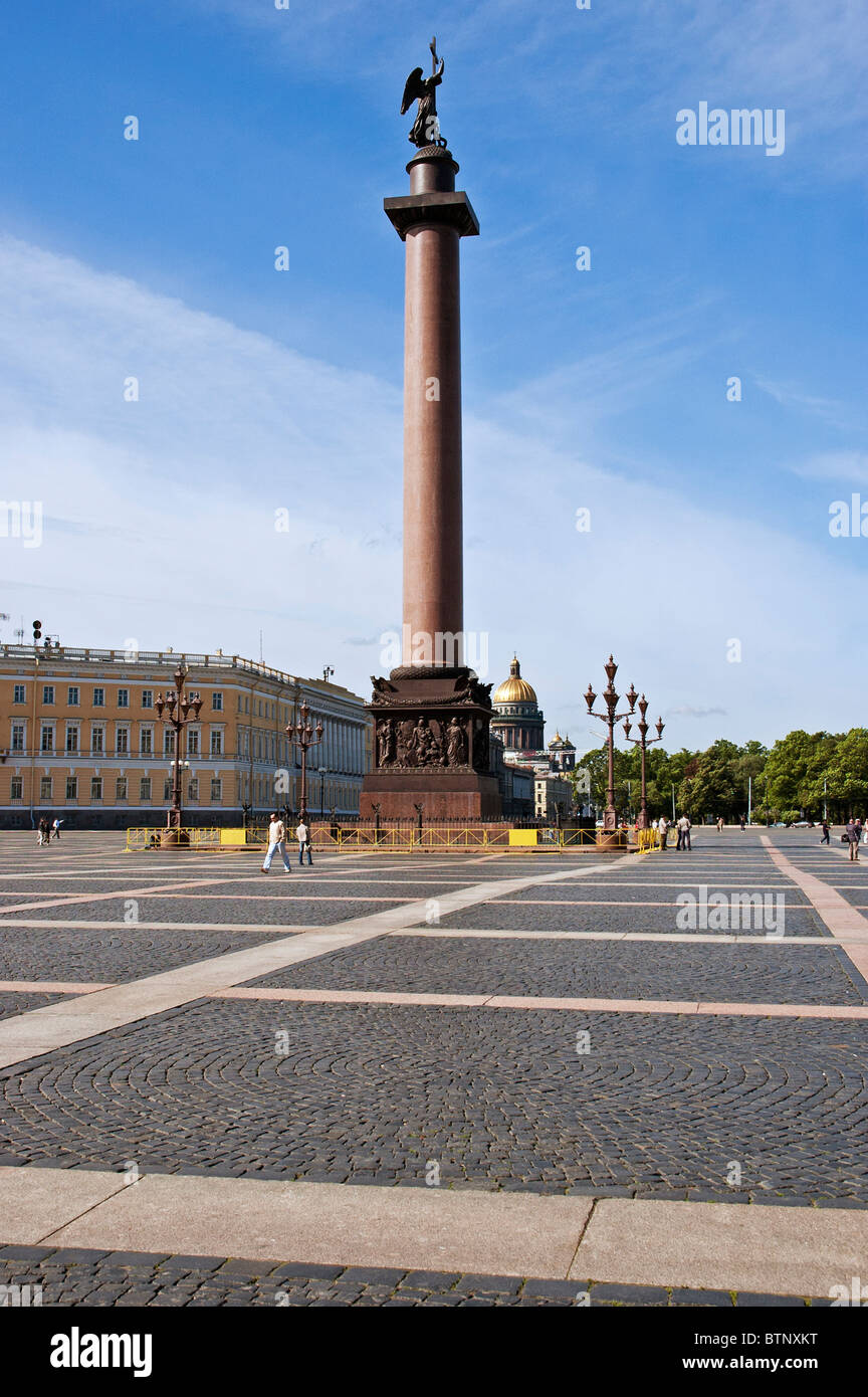 The Alexander Column erected to commemorate the victory of Alexander 1 ...