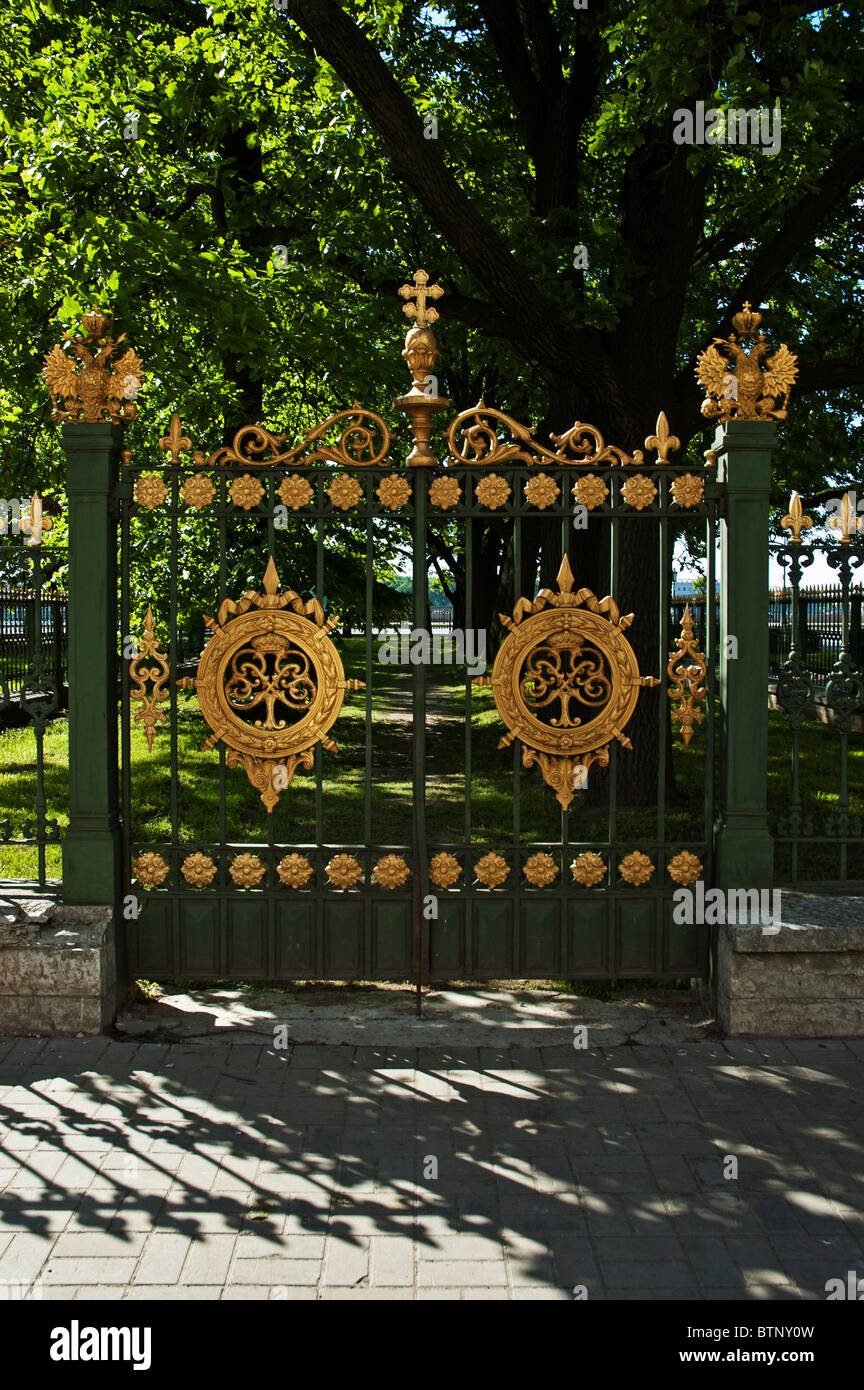 Cast Iron gates and railings surrounding the museum of The Small House