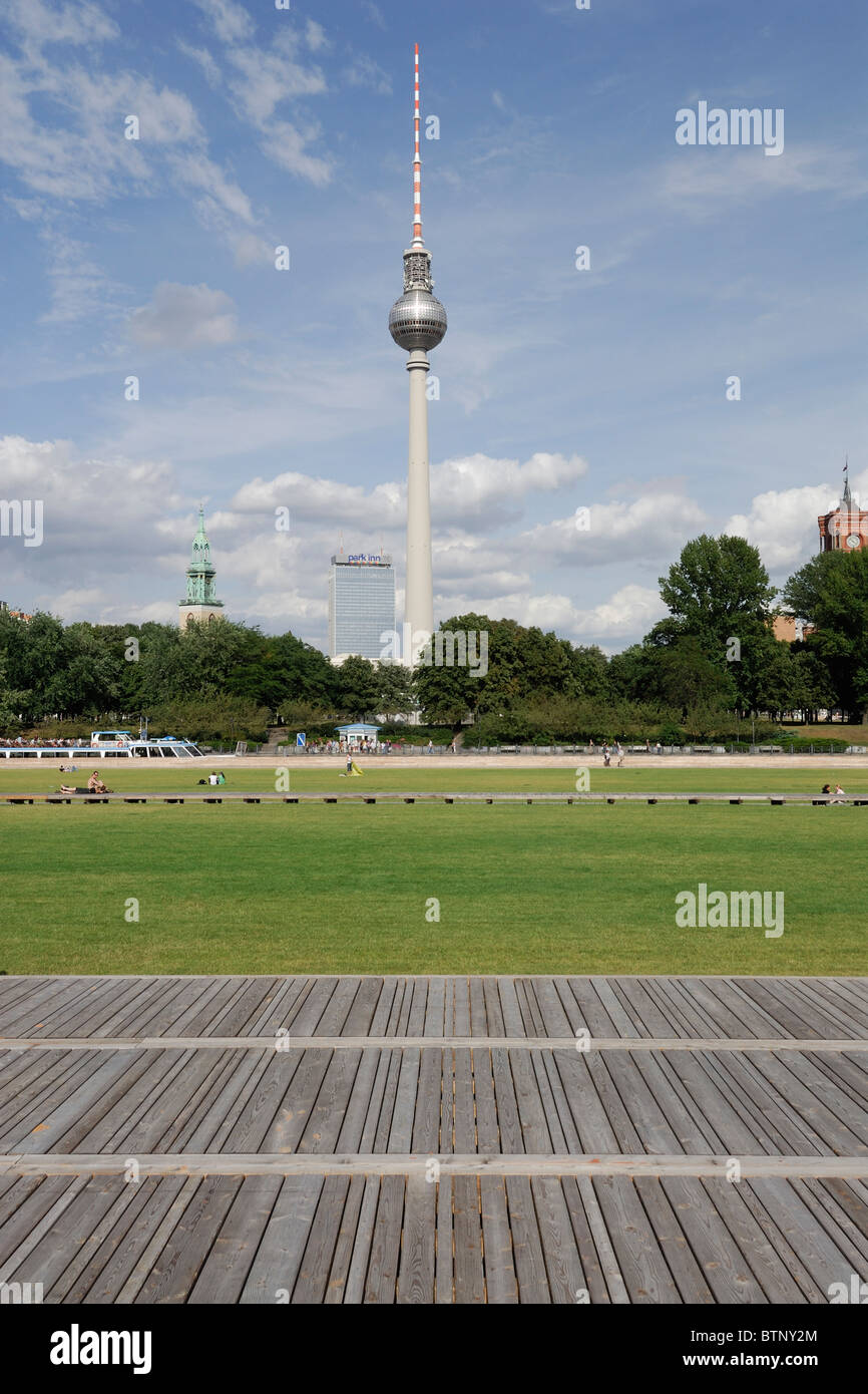 Berlin. Germany. Schlossplatz. Stock Photo
