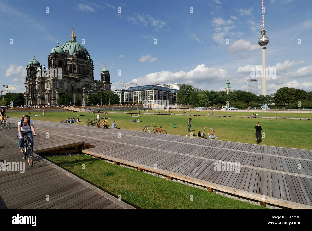 Berlin. Germany. Schlossplatz. Stock Photo