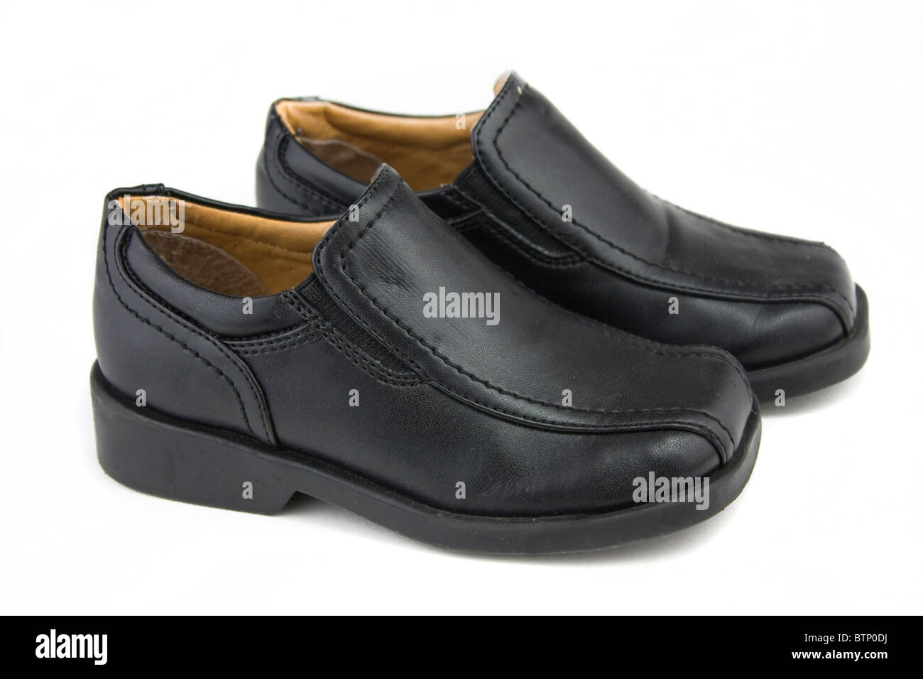 luttle boys formal black shoes for toddler Stock Photo Alamy