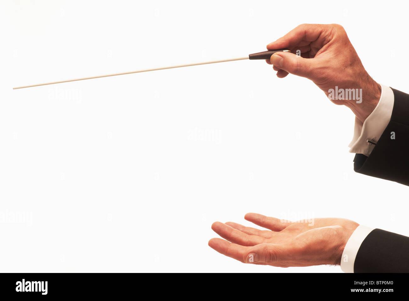 conductor conducting orchestra Stock Photo Alamy