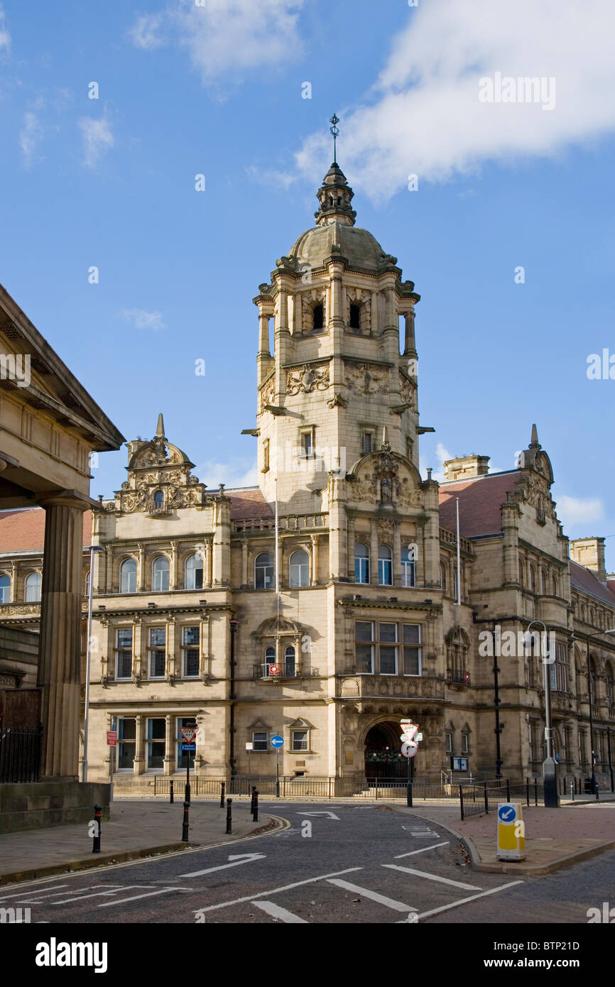 West Riding County Hall, The headquarters of Wakefield City Council, Cliff Parade, Wakefield, West Yorkshire, U.K Stock Photo