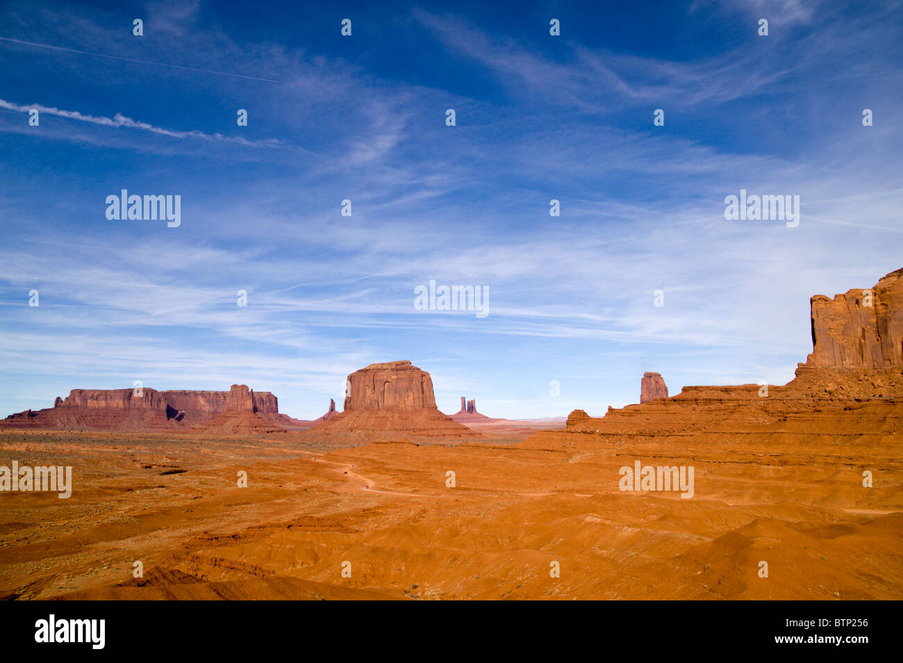 Monument Valley Navajo Tribal Park, Utah / Arizona, USA Stock Photo