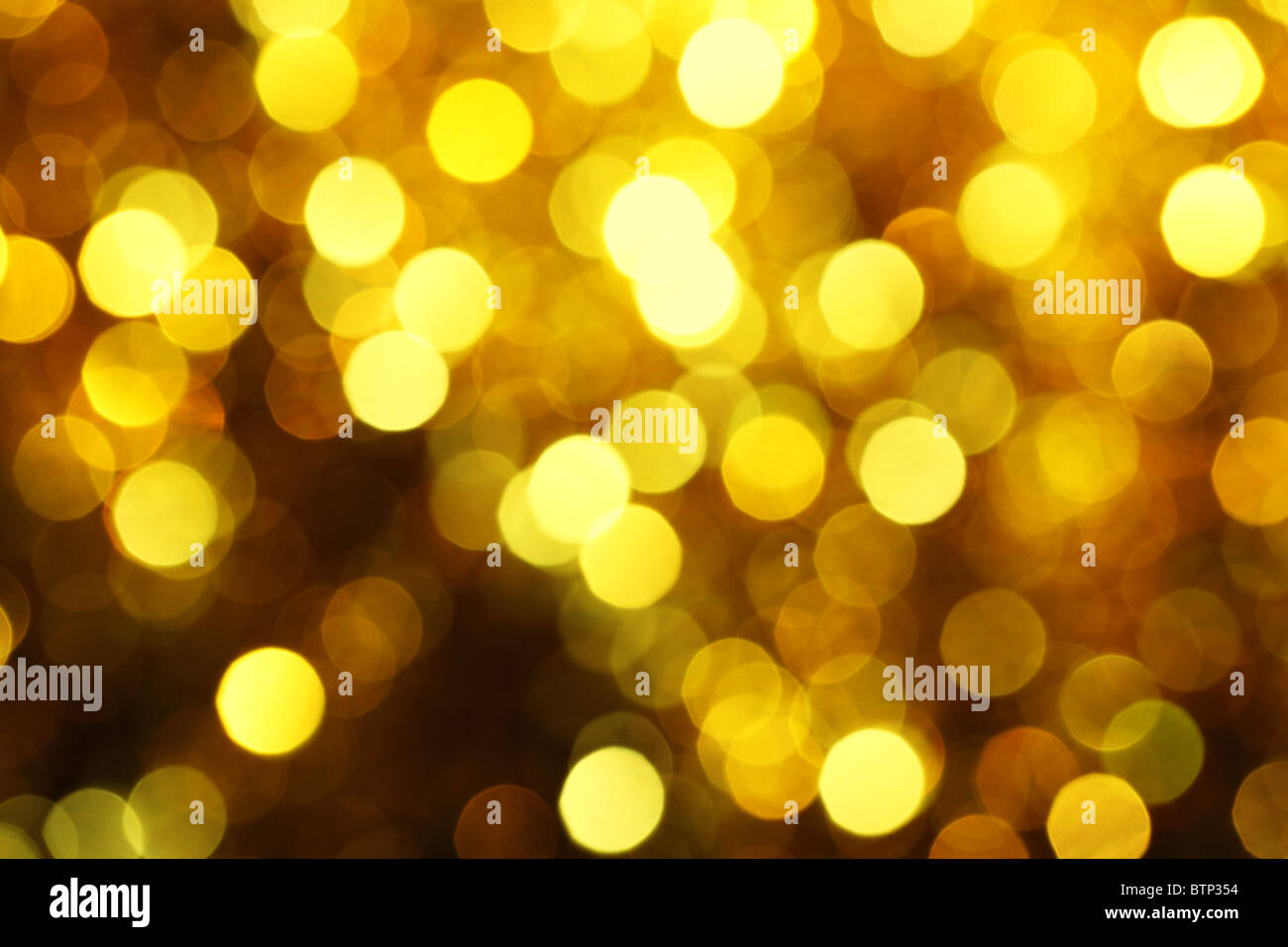 Abstract christmas lights as background Stock Photo