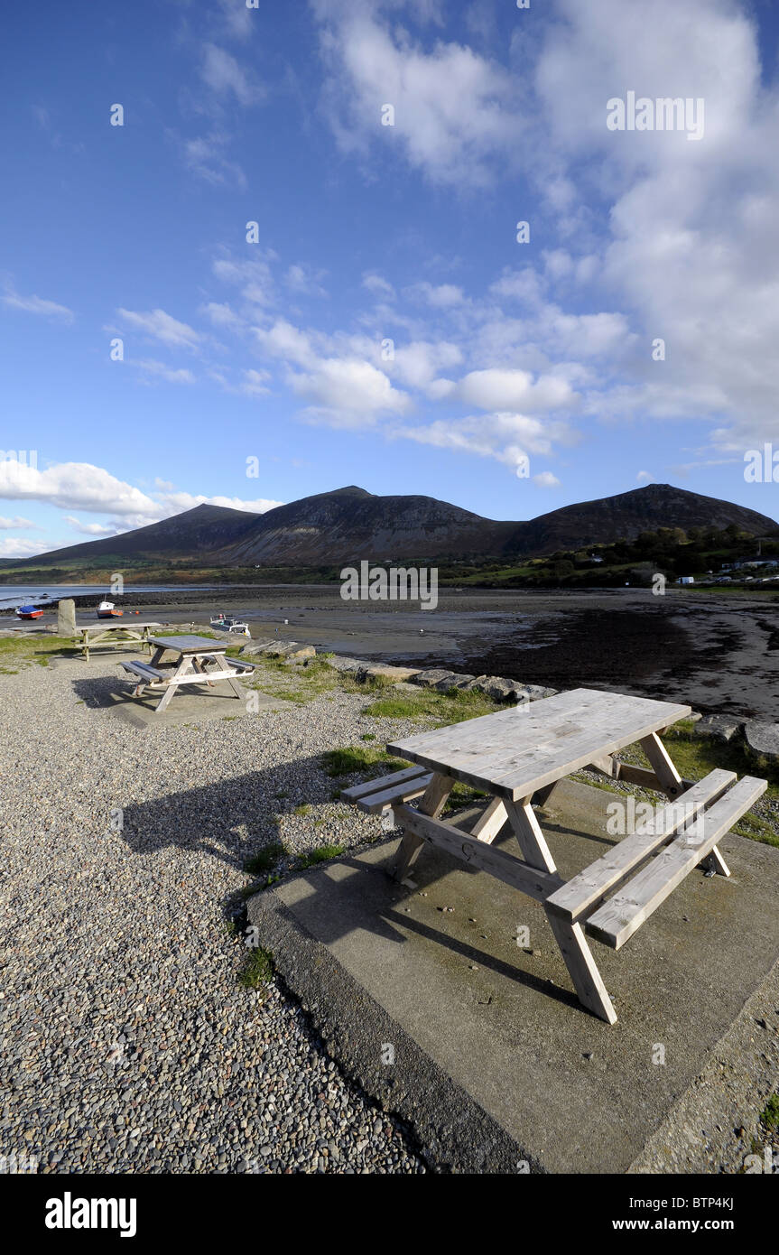 Trefor located on the Lleyn Peninsula North Wales UK Stock Photo - Alamy
