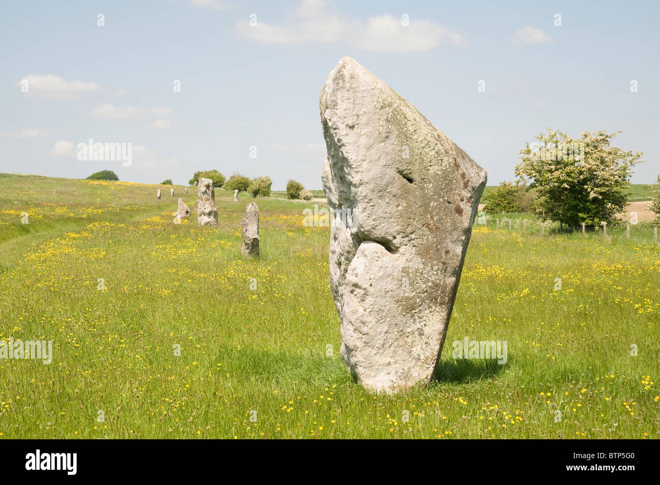 Avebury Stone Circle, Dorset, UK. Stock Photo