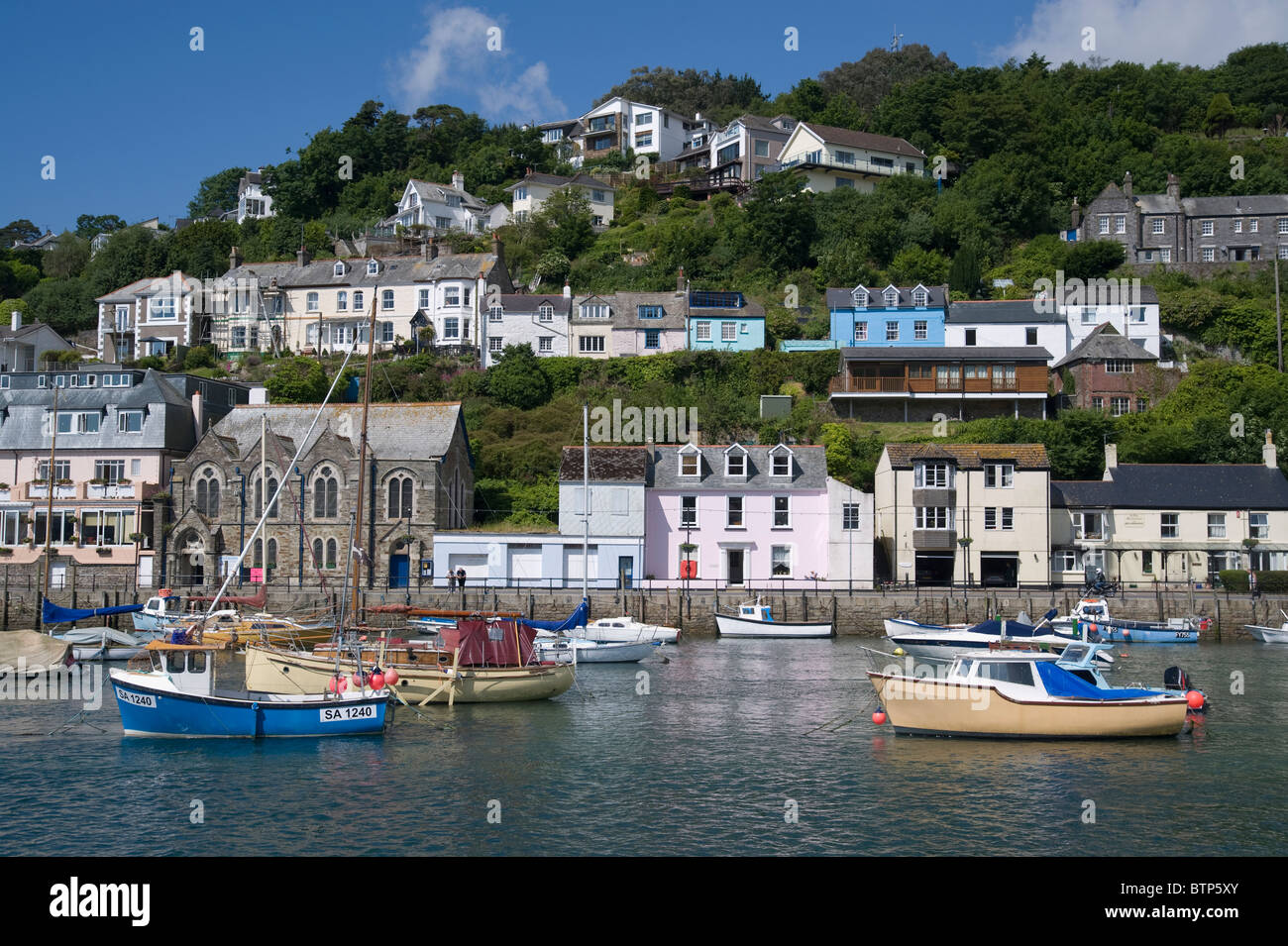 Looe, Fishing town, Cornwall, UK. Stock Photo