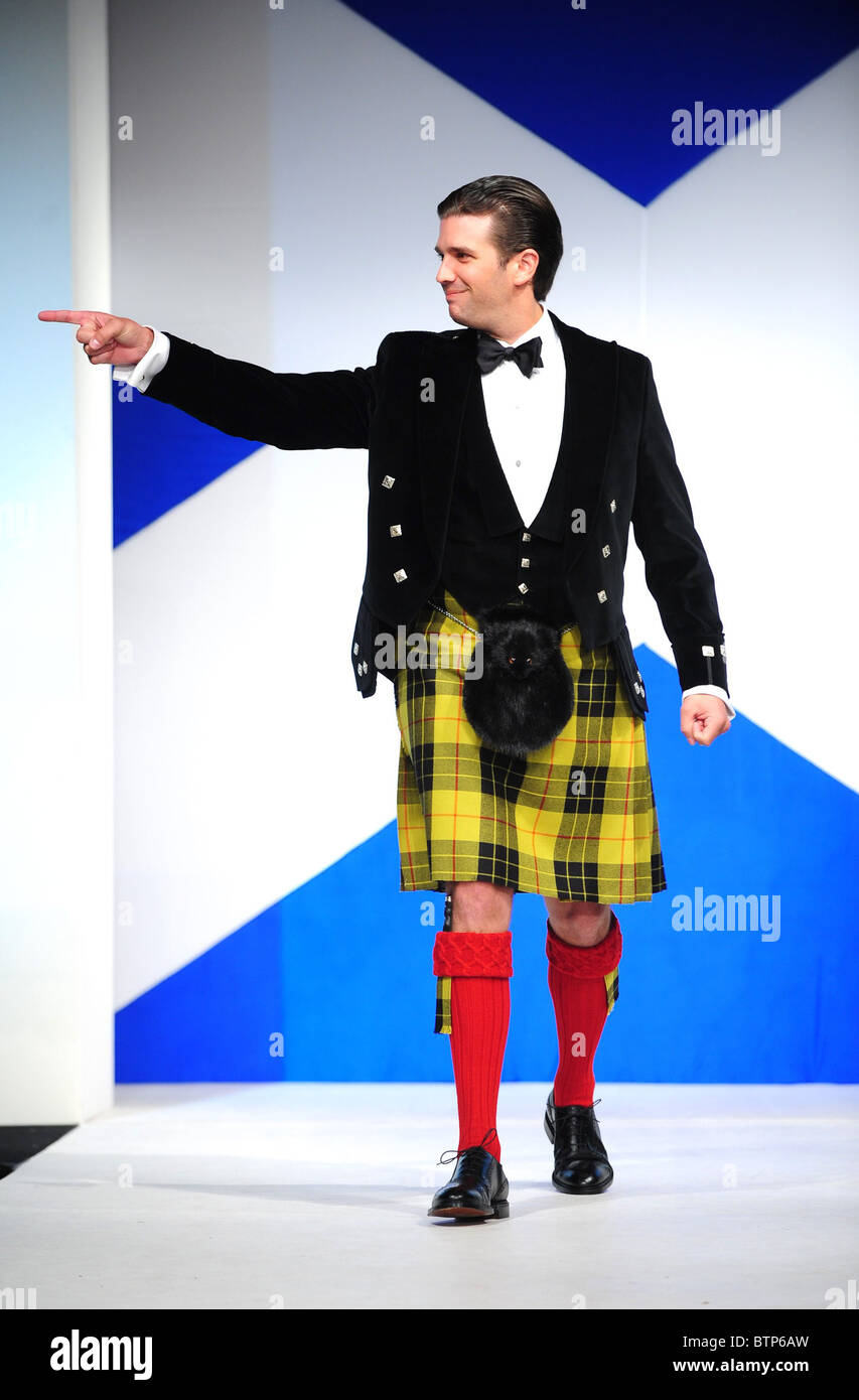 Dressed to Kilt Scottish Fashion Show Benefit for Friends of Scotland  Organization Stock Photo - Alamy