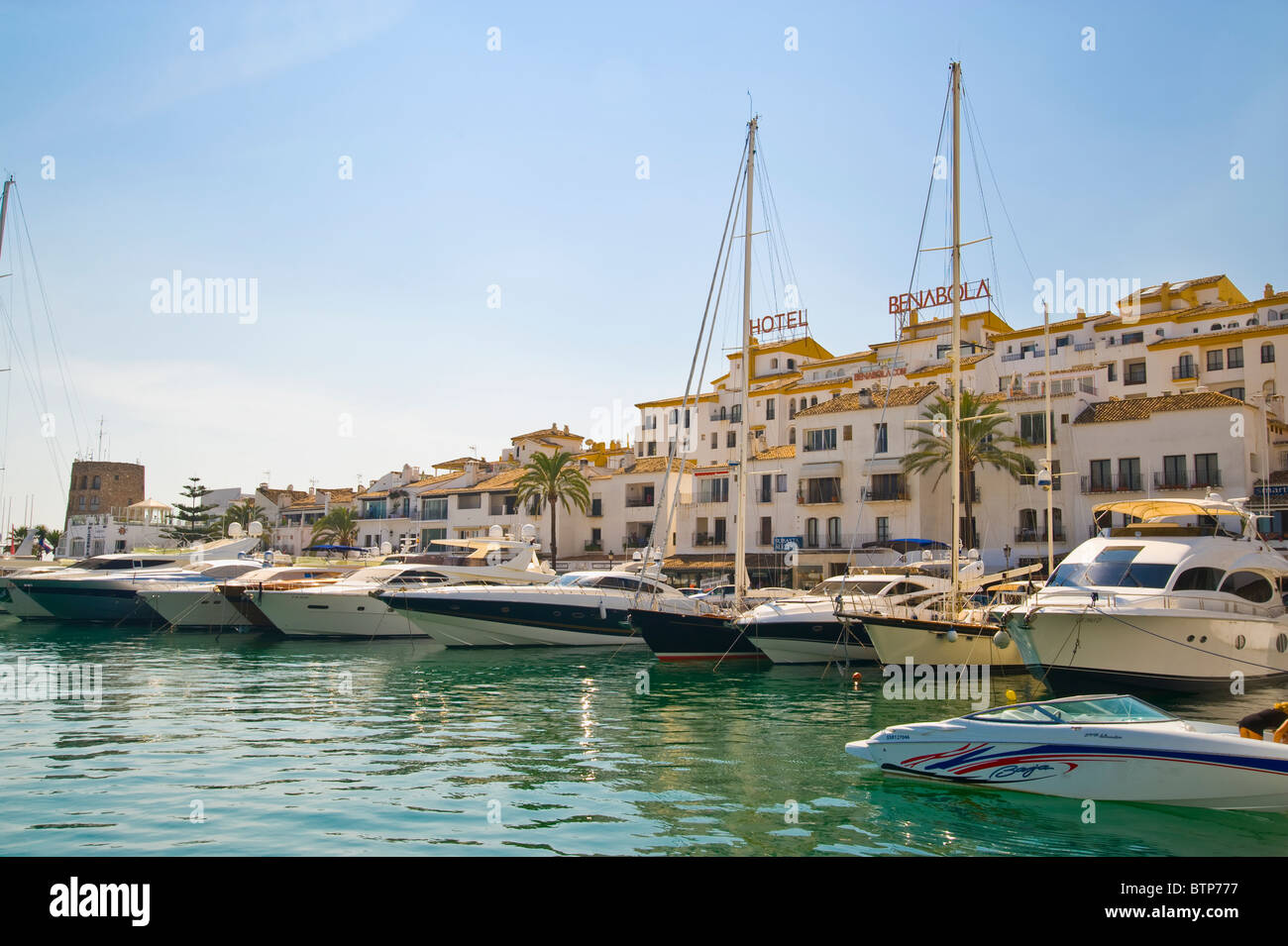 Puerto Banus, Harbour, Marbella, Costa del Sol, Spain Stock Photo