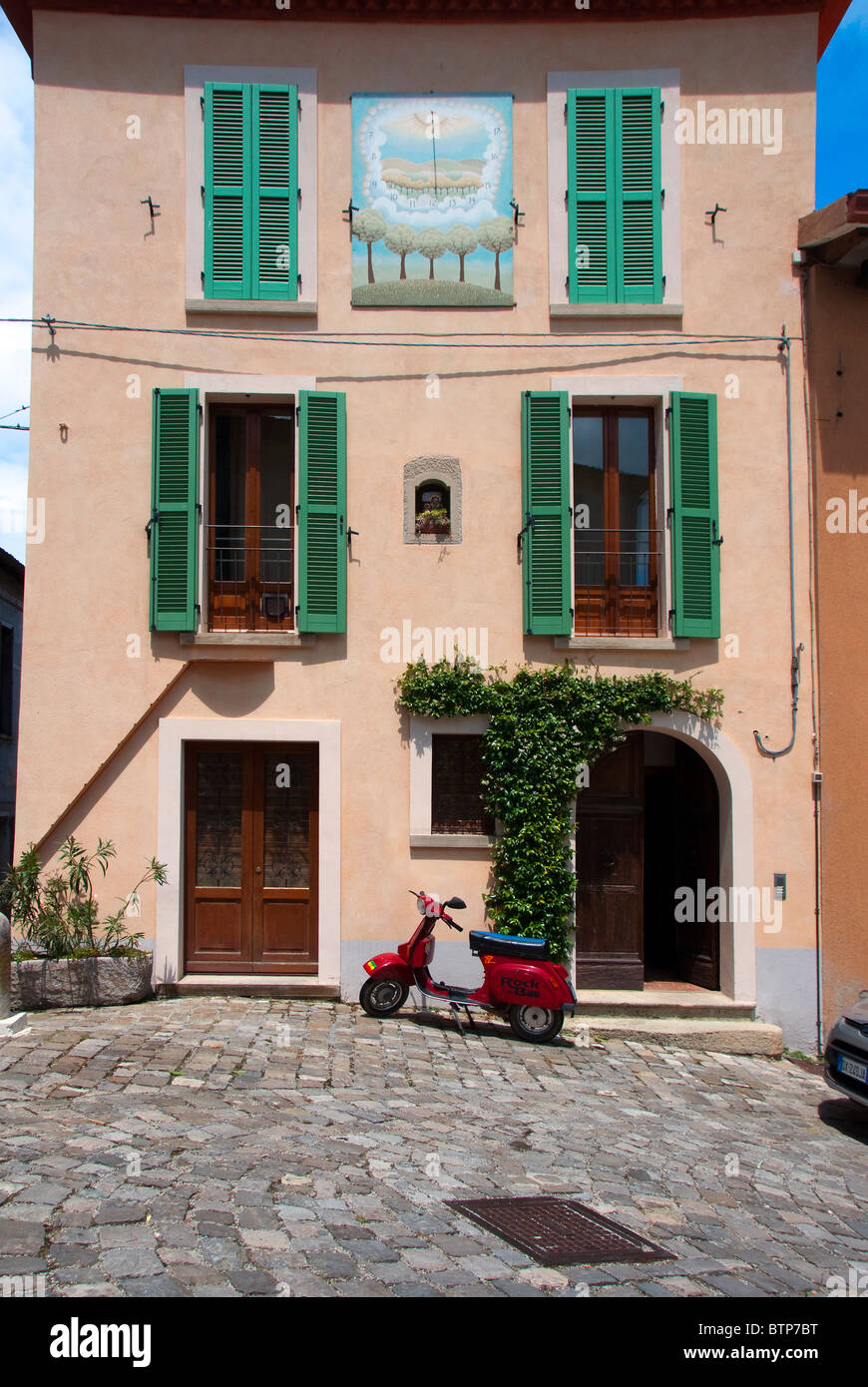 Pennabilli a small town in Pesaro e Urbino, Marche, Italy Stock Photo