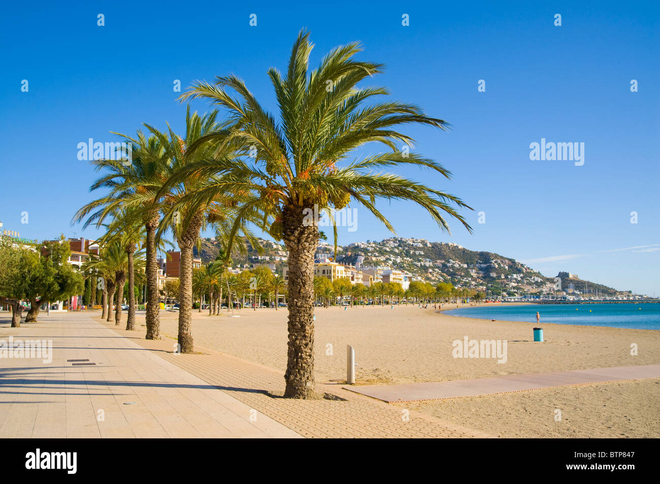 Roses, Beach, Costa Brava, Catalonia, Spain Stock Photo Alamy