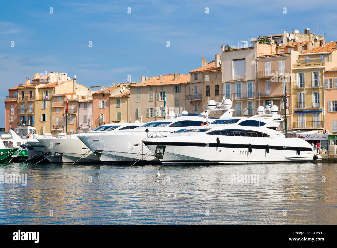 Harbour, St. Tropez, Cote d'Azur, France Stock Photo