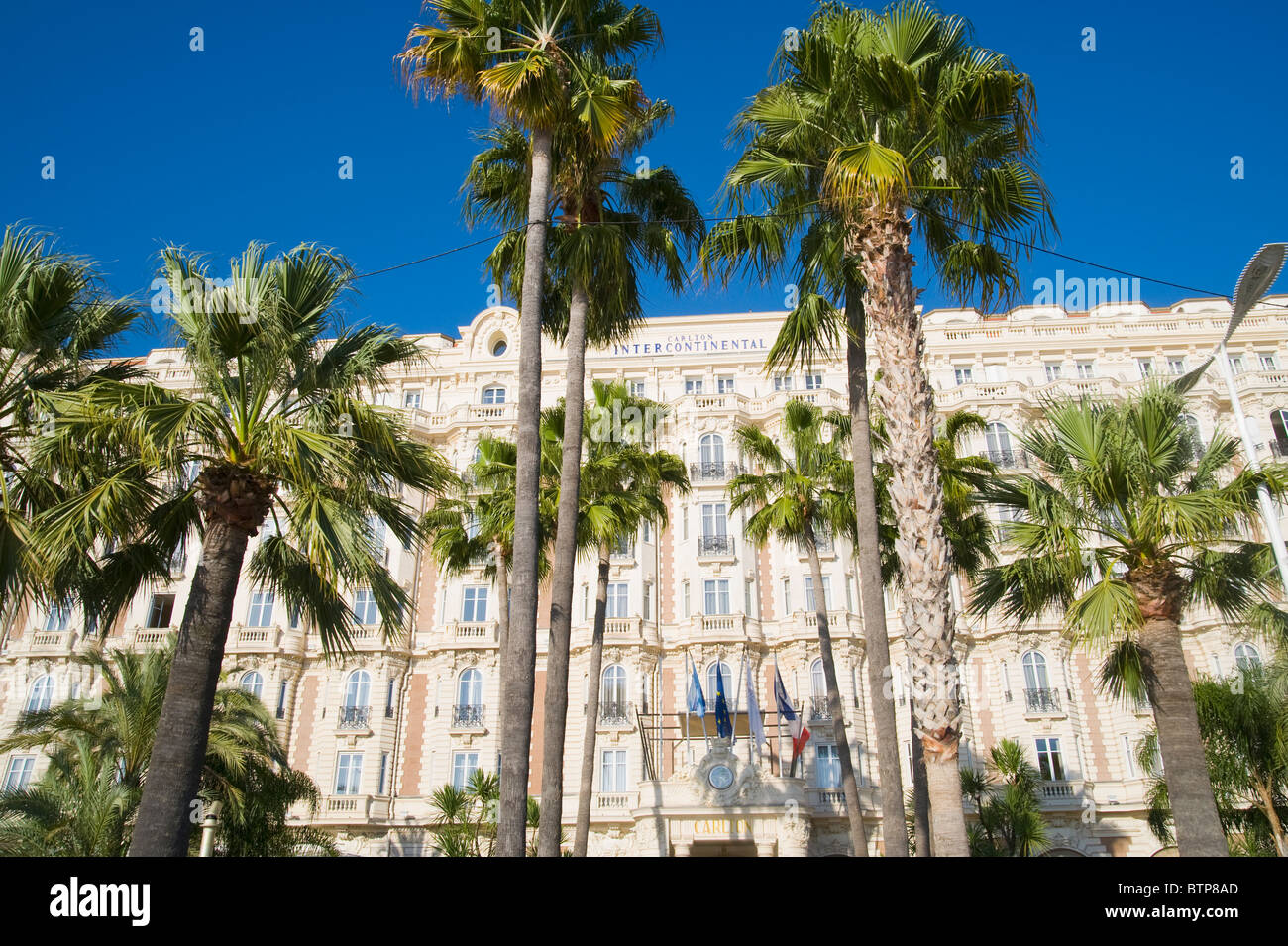 Carlton Hotel, Cannes, Cote D'Azur, France Stock Photo