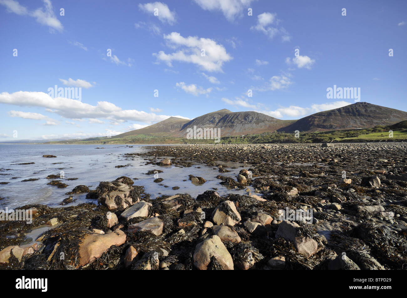 Trefor located on the Lleyn Peninsula North Wales UK Stock Photo - Alamy