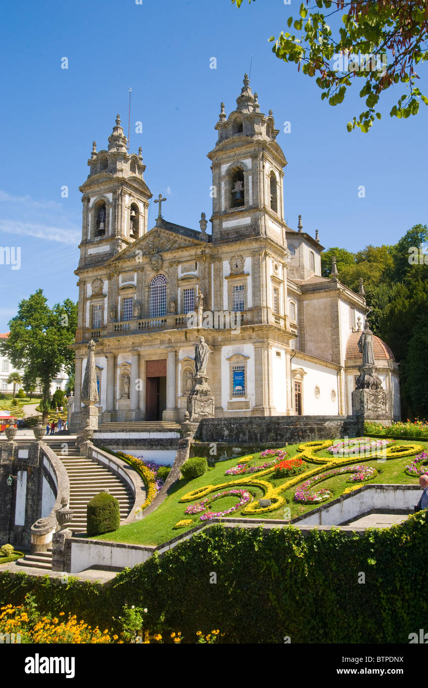 Bom Jesus do Monte Sanctuary, Braga, Portugal Stock Photo