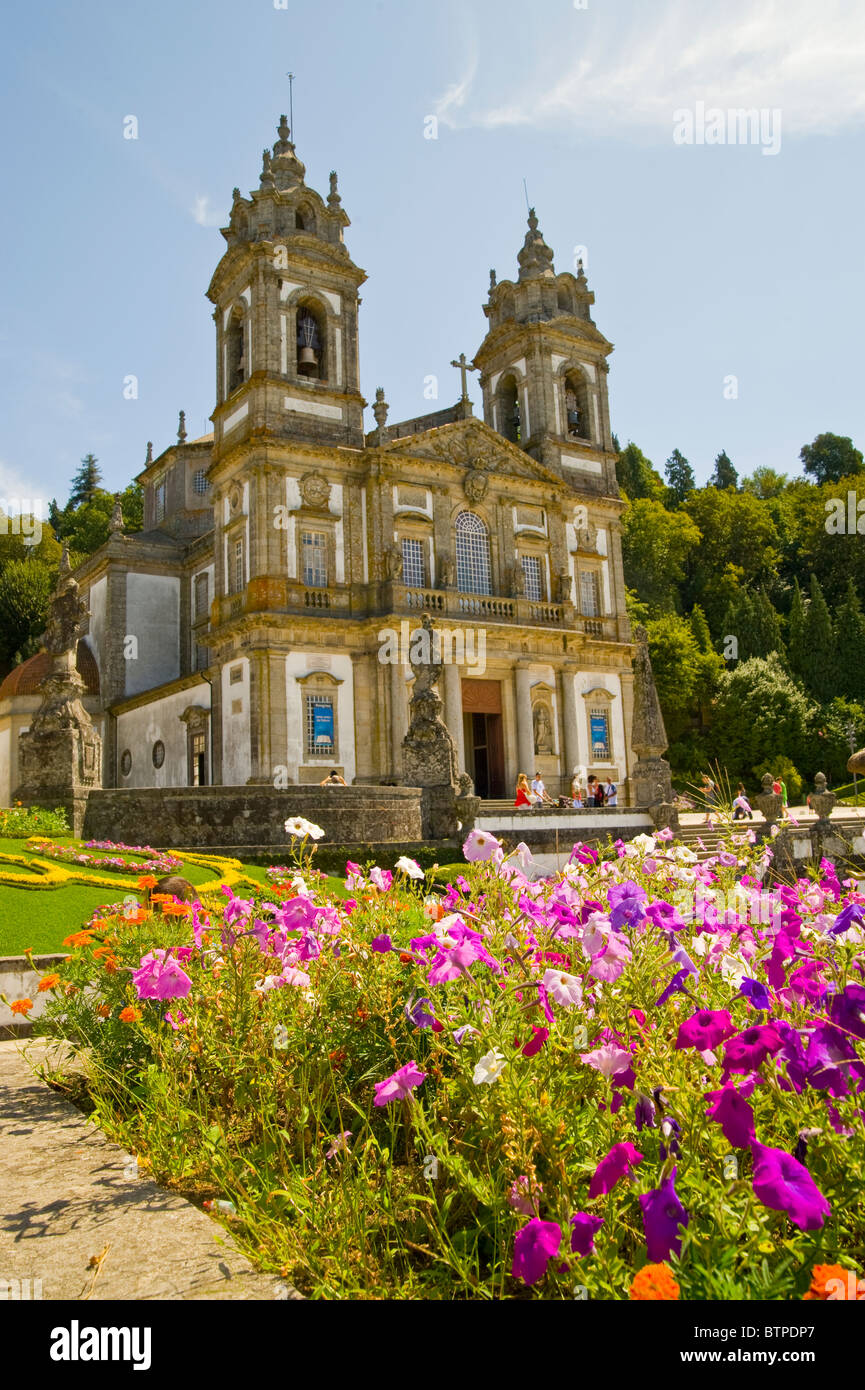 Bom Jesus do Monte Sanctuary, Braga, Portugal Stock Photo