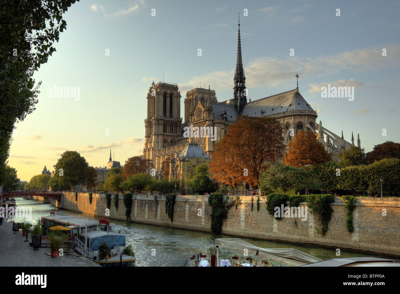 Notre-Dame cathedral in Paris Stock Photo