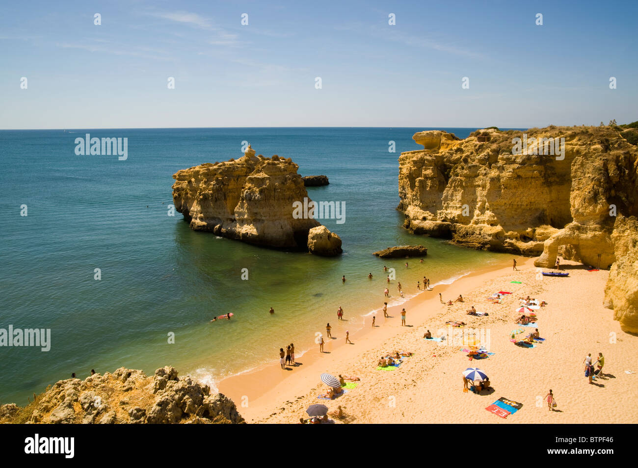 Praia San Raphael, Beach, Albufeira, Algarve, Portugal Stock Photo