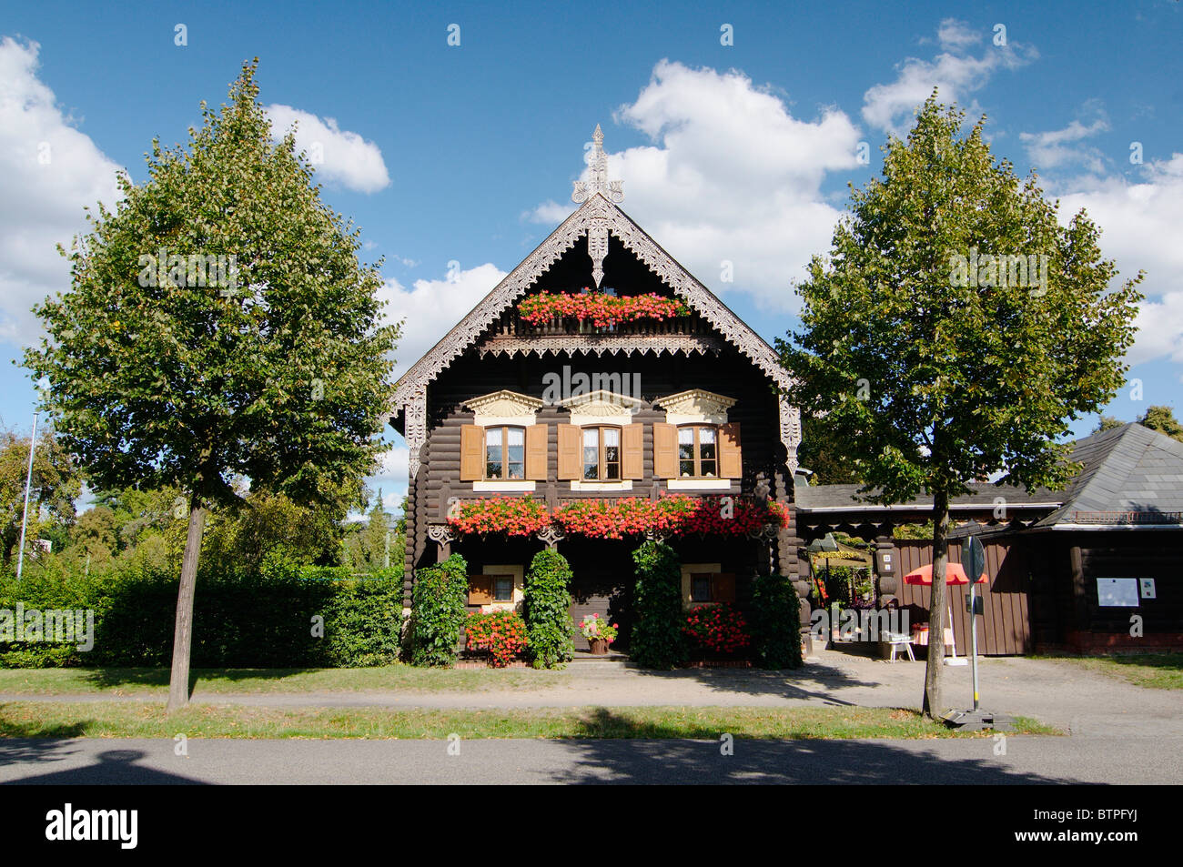 Germany, Potsdam, Alexandrowka, house Stock Photo
