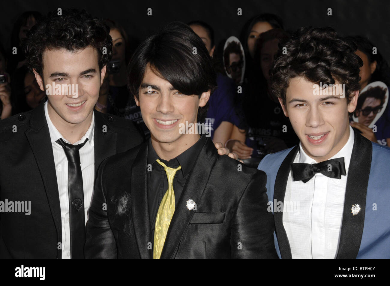 JONAS BROTHERS: THE 3D CONCERT EXPERIENCE Premiere Stock Photo - Alamy
