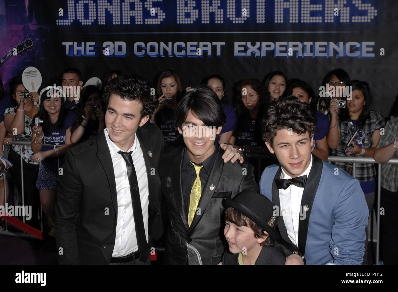 JONAS BROTHERS: THE 3D CONCERT EXPERIENCE Premiere Stock Photo - Alamy