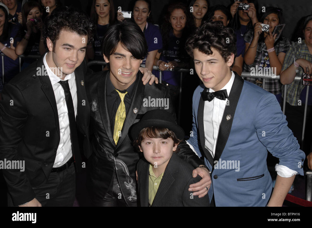 JONAS BROTHERS: THE 3D CONCERT EXPERIENCE Premiere Stock Photo - Alamy