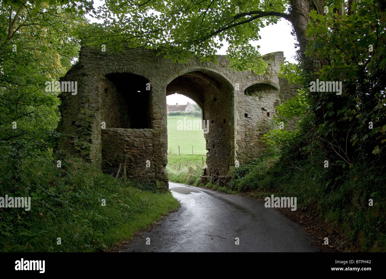 Old town wall, Winchelsea Stock Photo