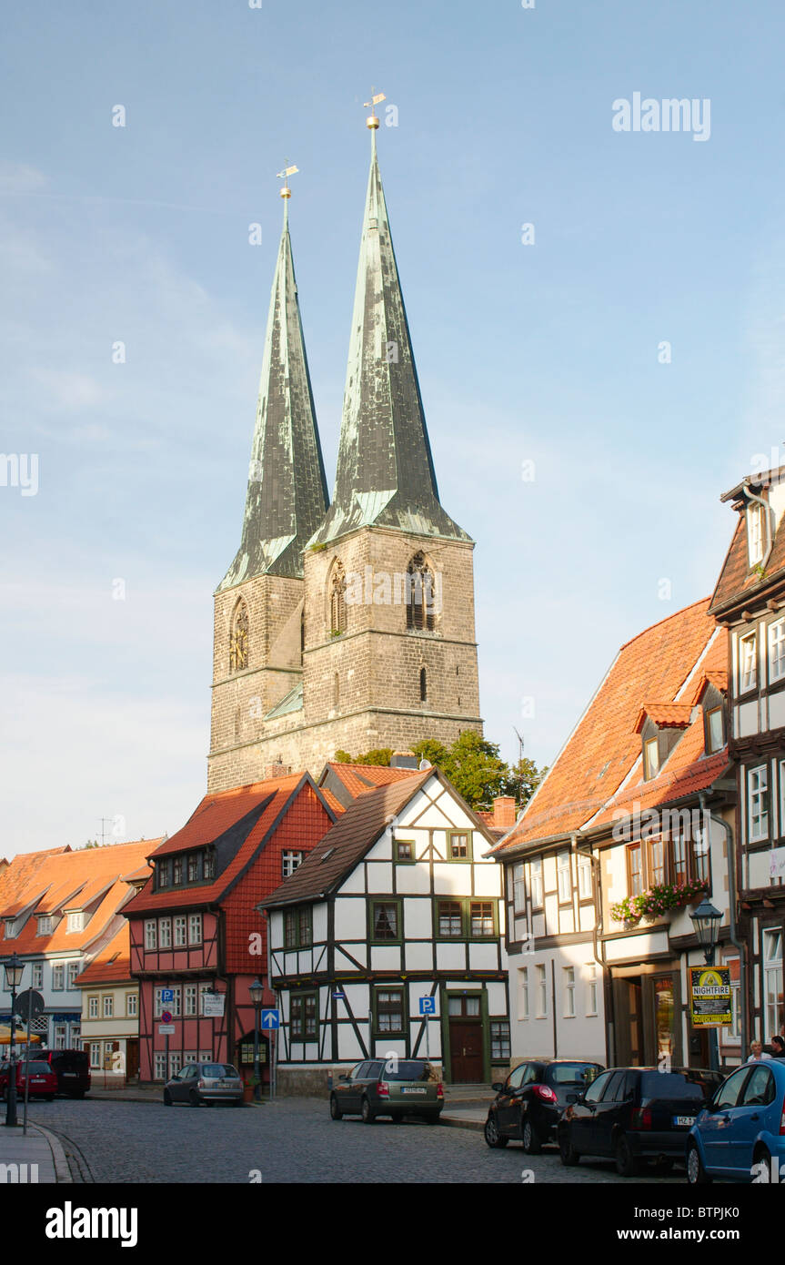 Germany, Quedlinburg, Nikolai-Kirche Stock Photo