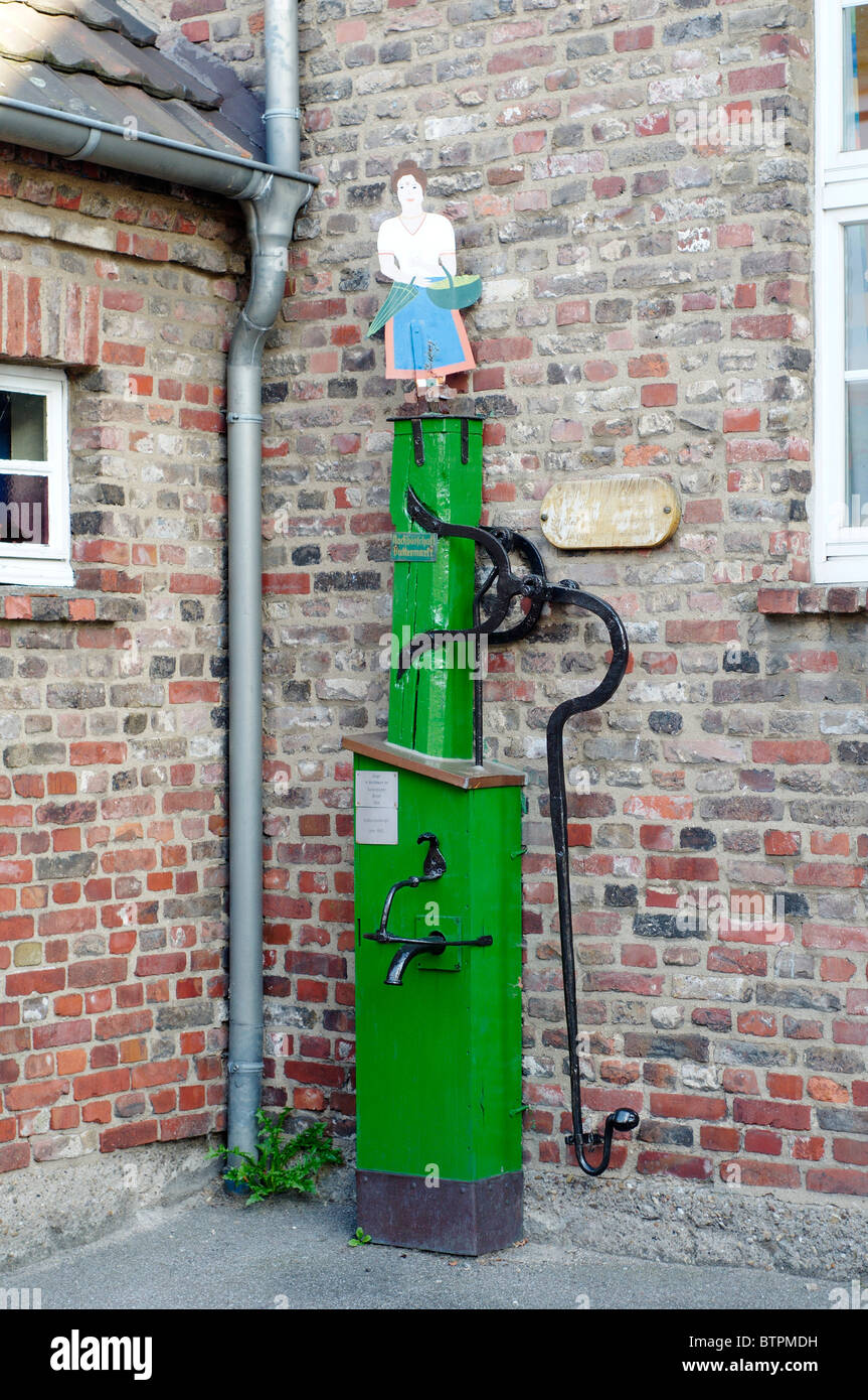 Germany, Xanten, Water pump Stock Photo Alamy