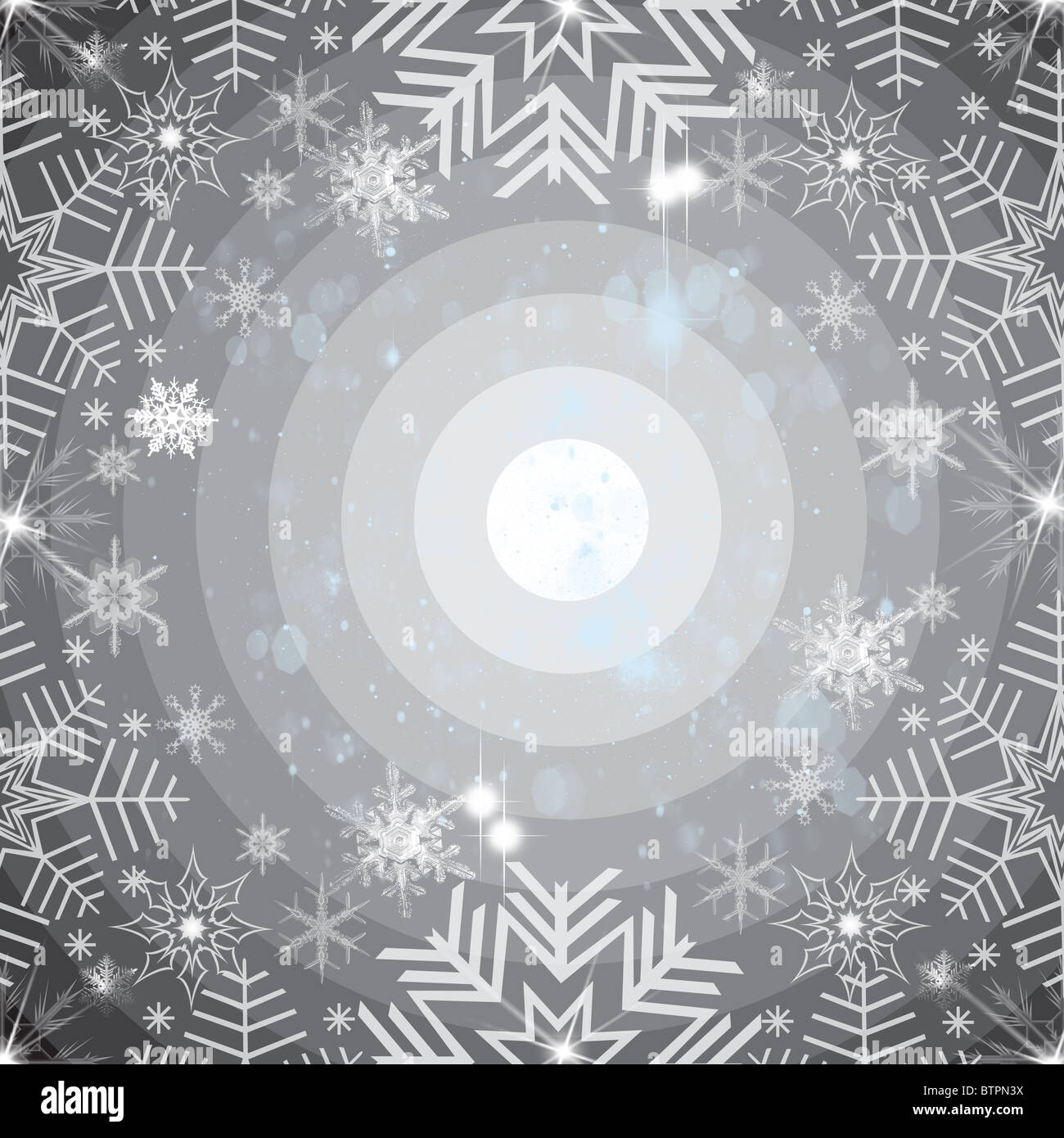 Snowflakes on black background hi-res stock photography and images - Alamy