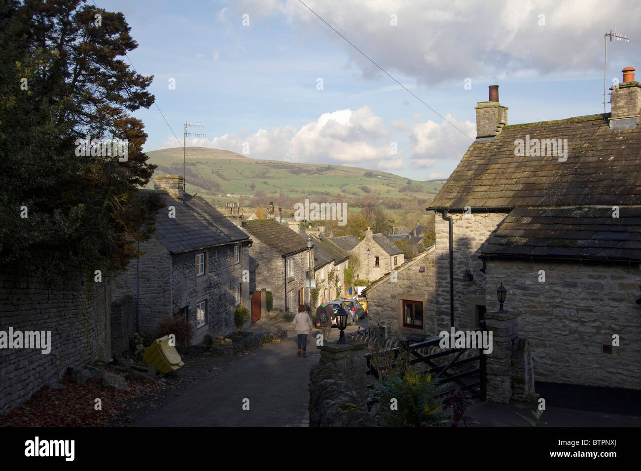 castleton valley derbyshire peak district national park england Stock ...