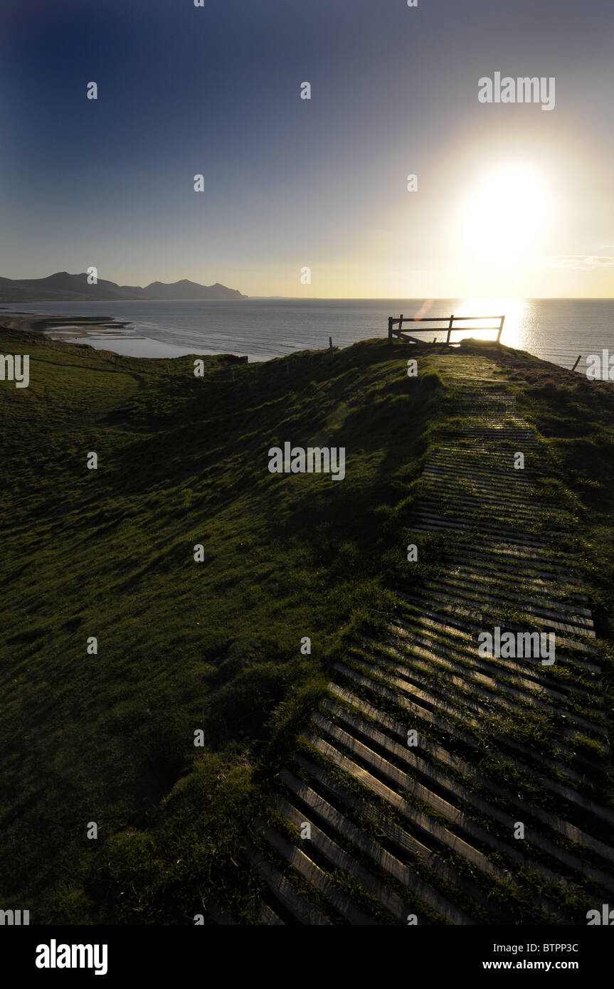 Dinas Dinlle Caernarfon North Wales UK Stock Photo Alamy