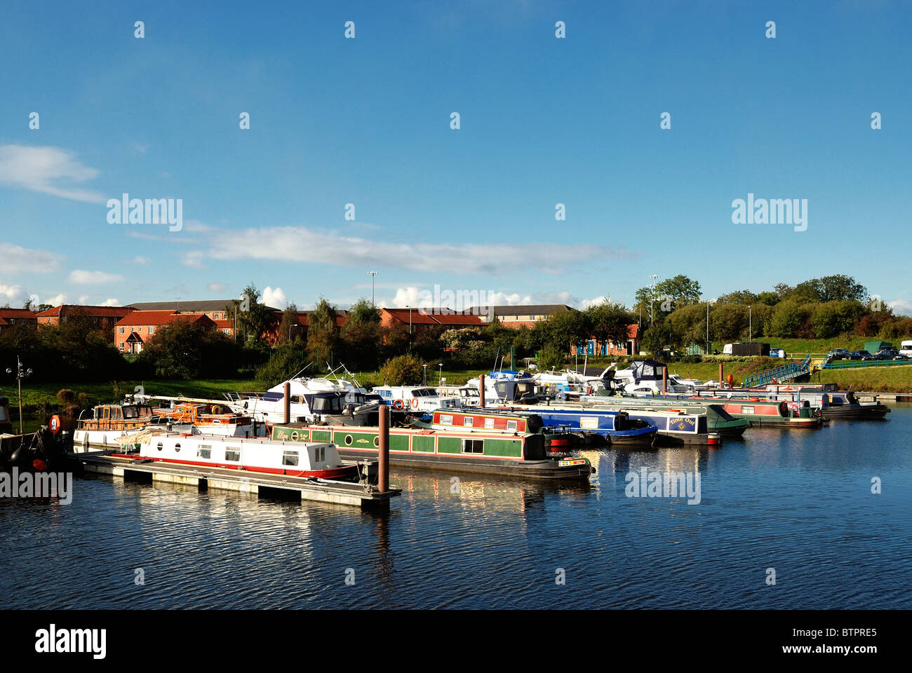 newark marina england uk Stock Photo Alamy