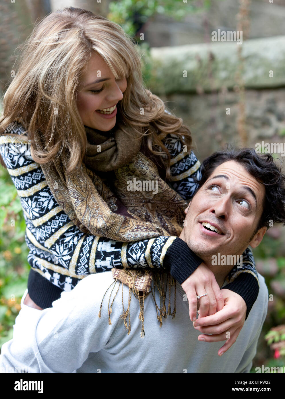 Young happy couple love hi-res stock photography and images - Alamy