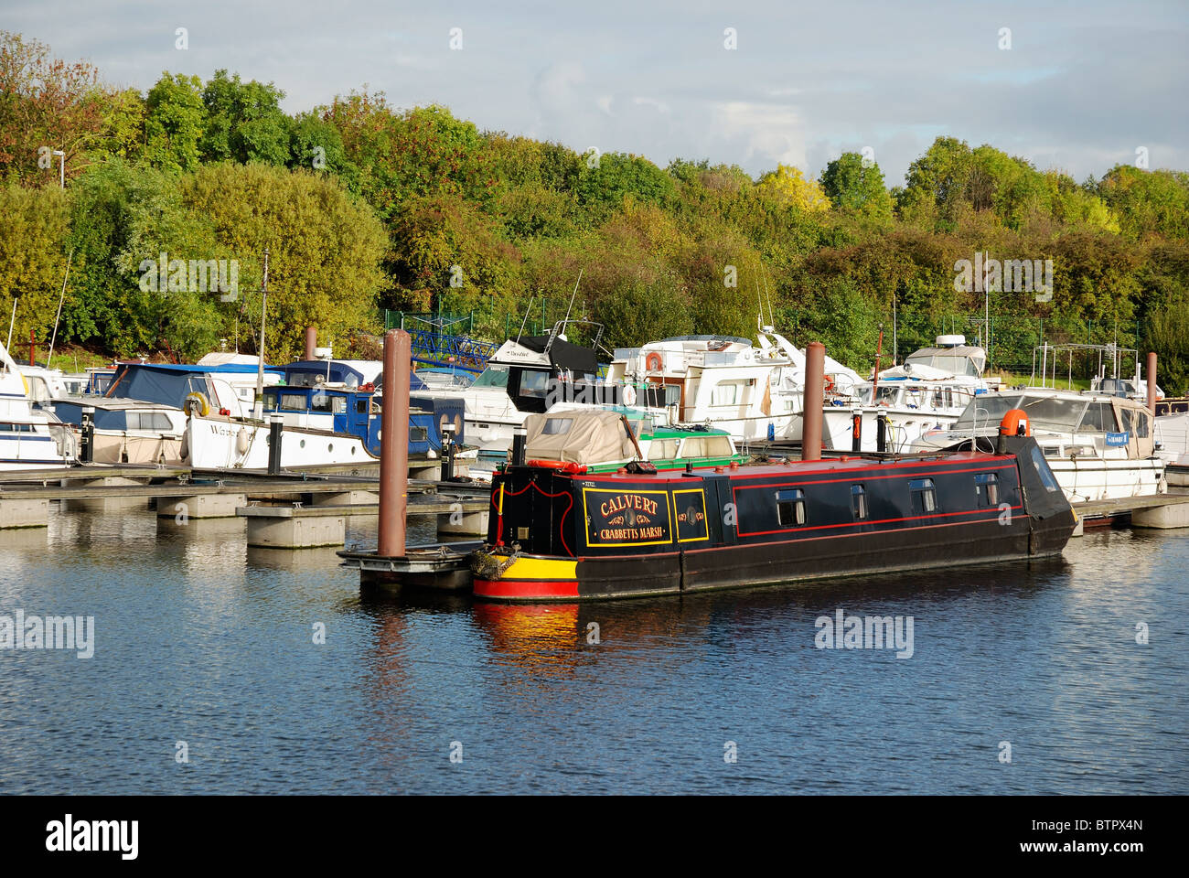 newark marina england uk Stock Photo Alamy