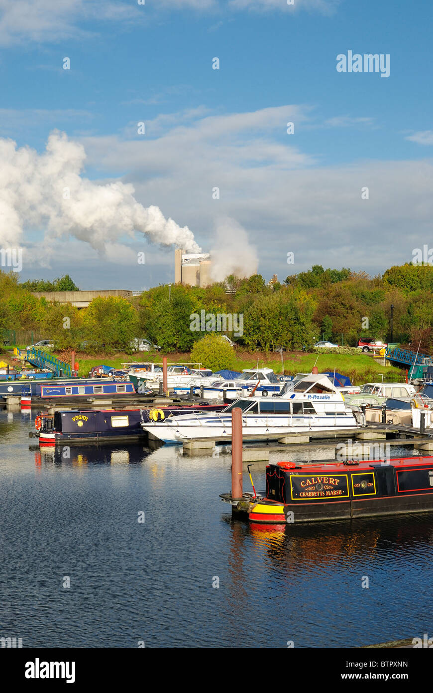 newark marina england uk Stock Photo Alamy