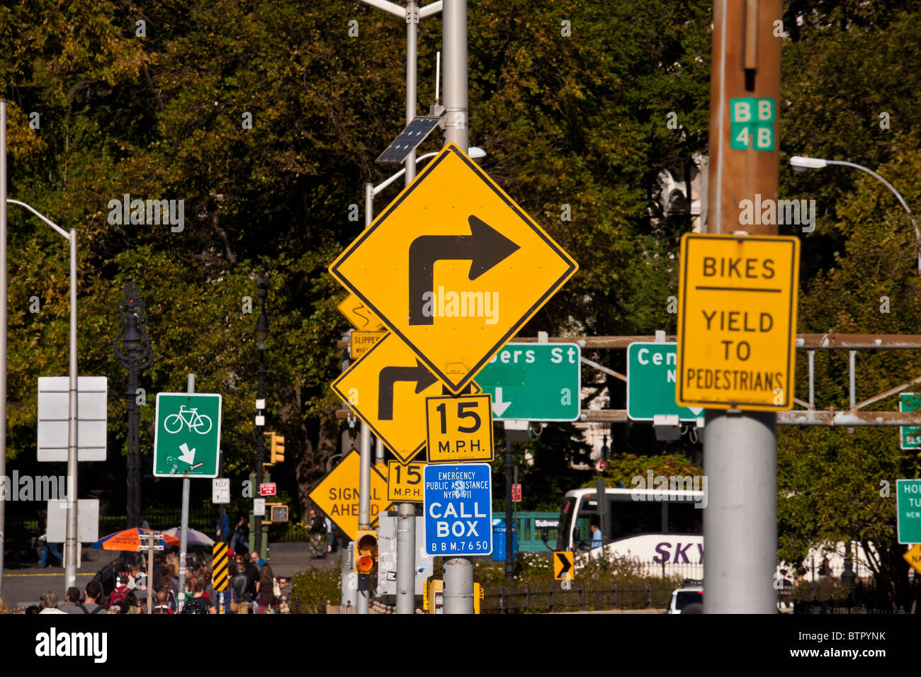 Traffic speed warning indicator road hires stock photography and