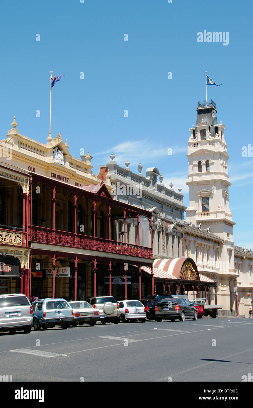 Australia, Central Victoria, Ballarat, Lydiard Street north Stock Photo