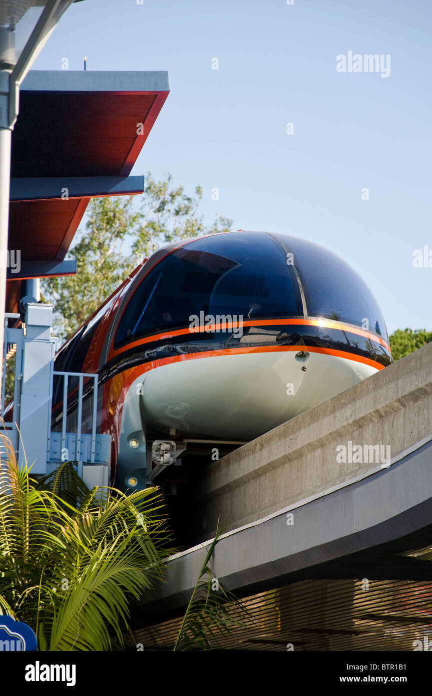 Monorail at Disneyland in Anaheim California Stock Photo - Alamy