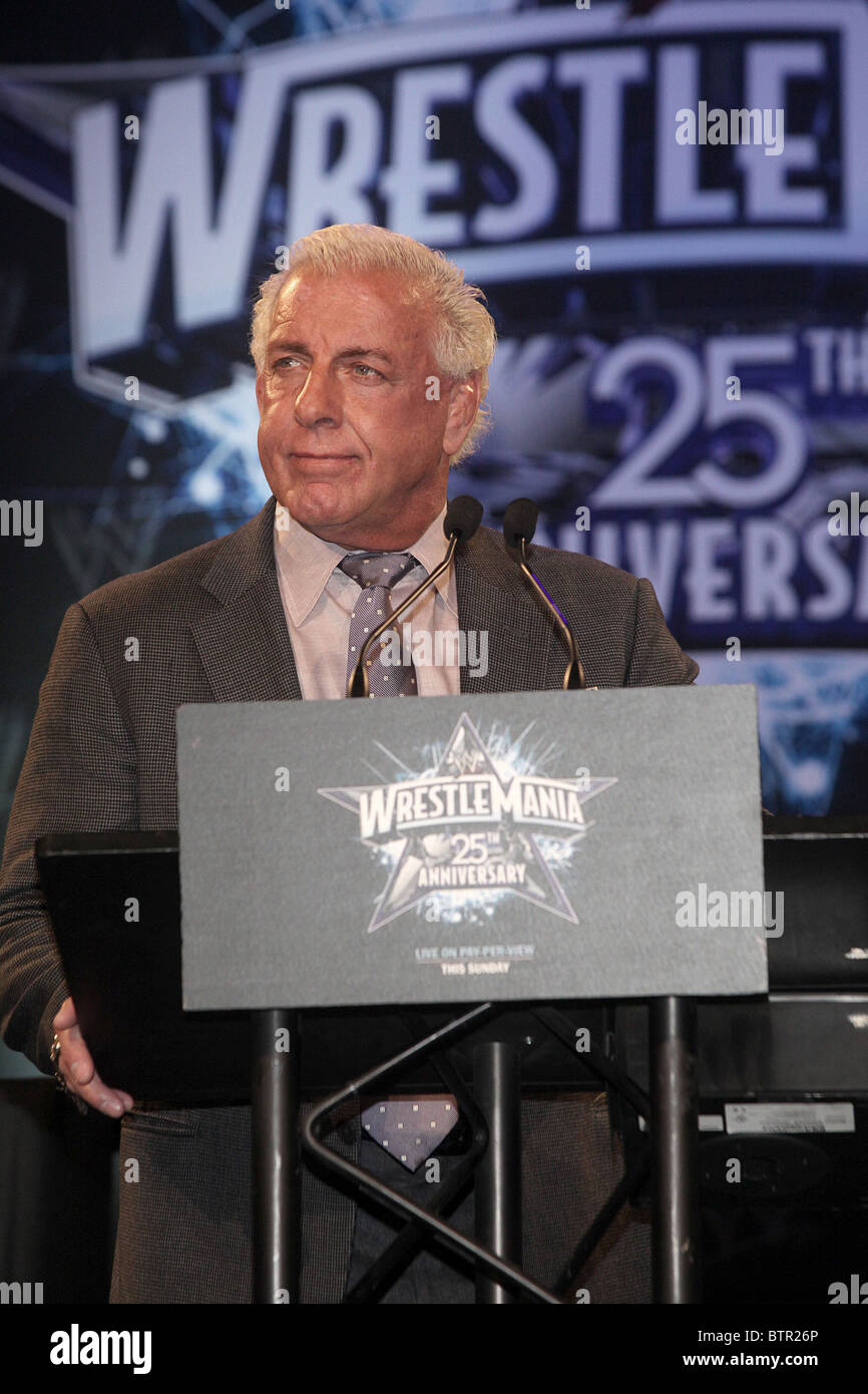 25th Anniversary of WrestleMania Stock Photo